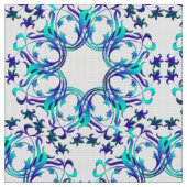 Damast kreist Muster ein Stoff (Nahaufnahme)