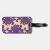 Damast-Kunst-Gepäck-Umbauten Gepäckanhänger (Rückseite horizontal)