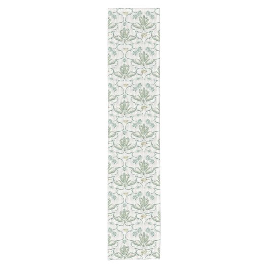 Damast Kurzer Tischläufer (Vorderseite)