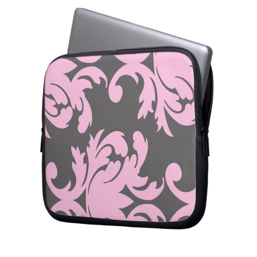 Damast-Laptop-Hülsen Laptopschutzhülle (Vorderseite Links)