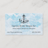 Damast-Leuchter-Visitenkarte Visitenkarte (Rückseite)