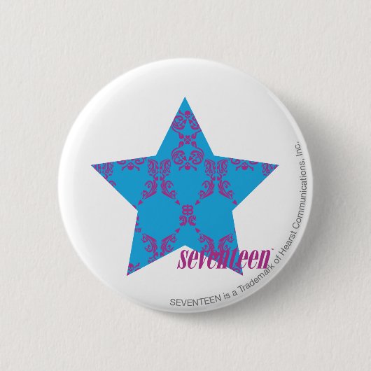 Damast Lila-Aqua 2 Button (Vorderseite)