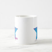 Damast Lila-Aqua 2 Kaffeetasse (Mittel)