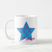Damast Lila-Aqua 2 Kaffeetasse (Links)