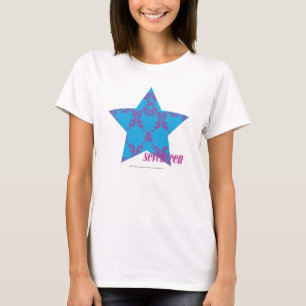 Damast Lila-Aqua 2 T-Shirt