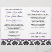 Damast, lila Lesebrillenpfeife (Rückseite)