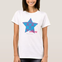 Damast Magentarot-Aqua 2