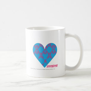 Damast Magentarot-Aqua 3 Kaffeetasse