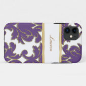 Damast-Monogramm iPhone 5 Hüllen (Rückseite (Horizontal))