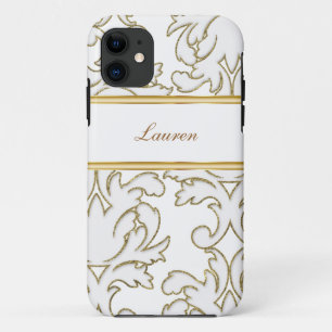 Damast-Monogramm iPhone 5 Hüllen