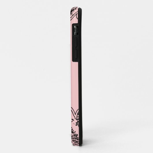 Damast-Monogramm iPhone 5 Hüllen (Hinten/Links)