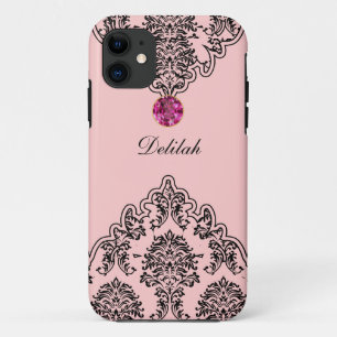 Damast-Monogramm iPhone 5 Hüllen