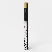 Damast-Monogramm iPhone 5 Hüllen (Hinten/Links)