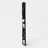 Damast-Monogramm iPhone 5 Hüllen (Hinten/Links)