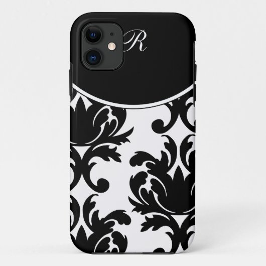 Damast-Monogramm iPhone 5 Hüllen (Rückseite)