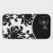 Damast-Monogramm iPhone 5 Hüllen (Rückseite (Horizontal))