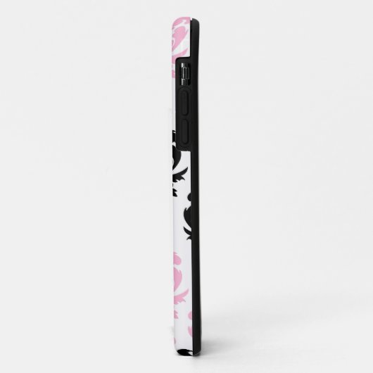 Damast-Monogramm iPhone 5S Hüllen (Hinten/Links)