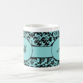 Damast-Monogramm Kaffeetasse (Mittel)