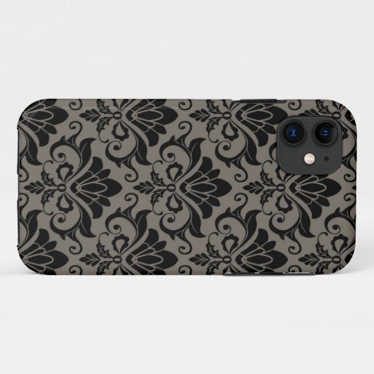 Damast-Muster 2 Case-Mate iPhone Hülle (Rückseite (Horizontal))