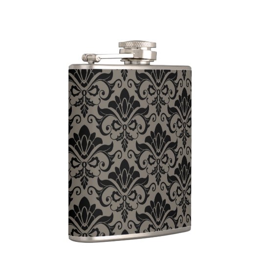 Damast-Muster 2 Flachmann (Rechts)