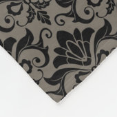 Damast-Muster 2 Fleecedecke (Ecke)