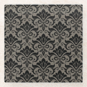 Damast-Muster 2 Glasuntersetzer