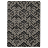 Damast-Muster 2 Klemmbrett (Rückseite)