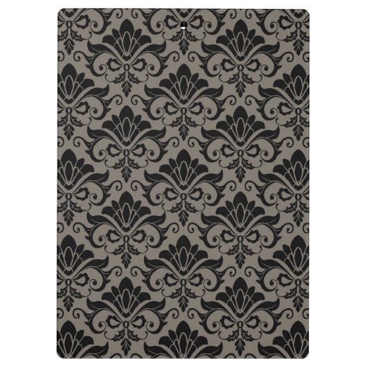 Damast-Muster 2 Klemmbrett (Rückseite)