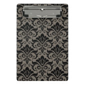 Damast-Muster 2 Mini Klemmbrett (Vorderseite)