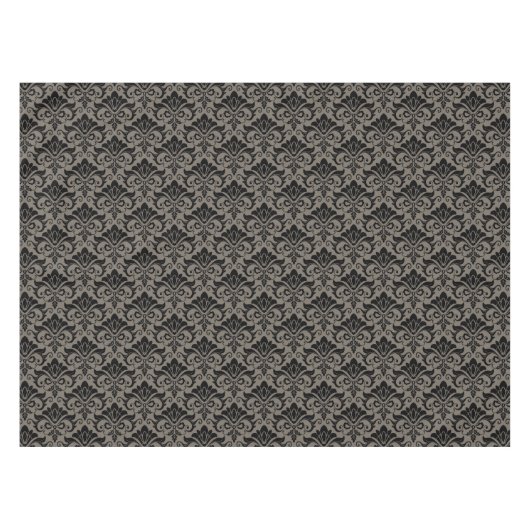 Damast-Muster 2 Tischdecke (Vorderseite (Horizontal))