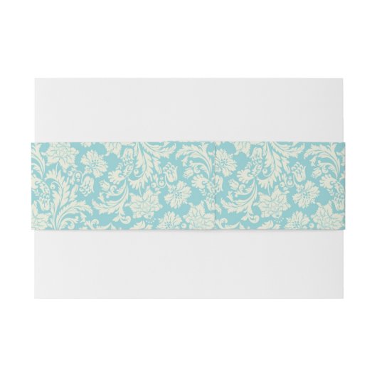 Damast-Muster 3 Einladungsbanderole (Rückseitenbeispiel)