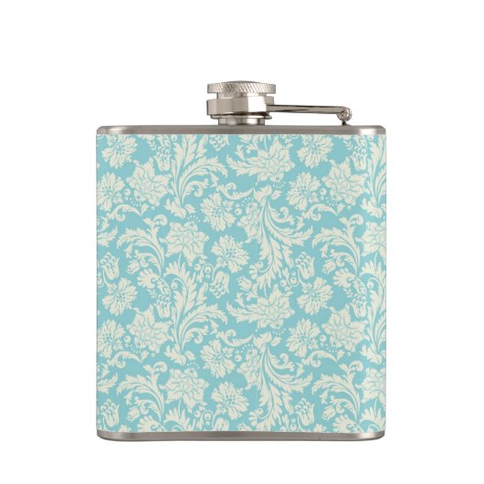 Damast-Muster 3 Flachmann (Rückseite)