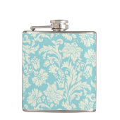 Damast-Muster 3 Flachmann (Vorderseite)