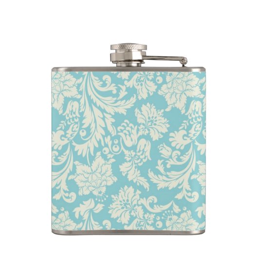 Damast-Muster 3 Flachmann (Rückseite)