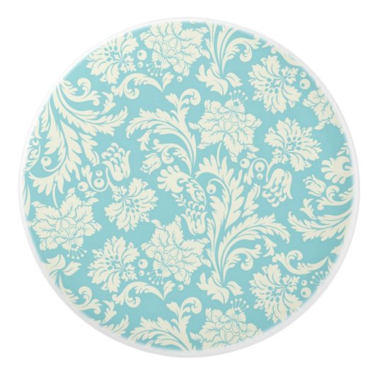 Damast-Muster 3 Keramikknauf (Vorderseite)