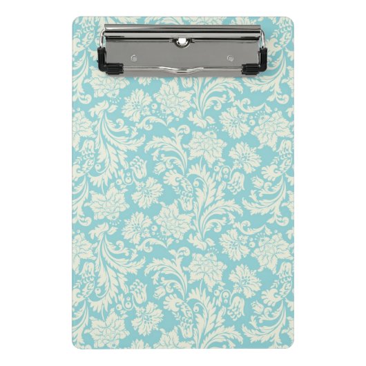 Damast-Muster 3 Mini Klemmbrett (Vorderseite)