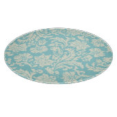 Damast-Muster 3 Schneidebrett (Ecke)