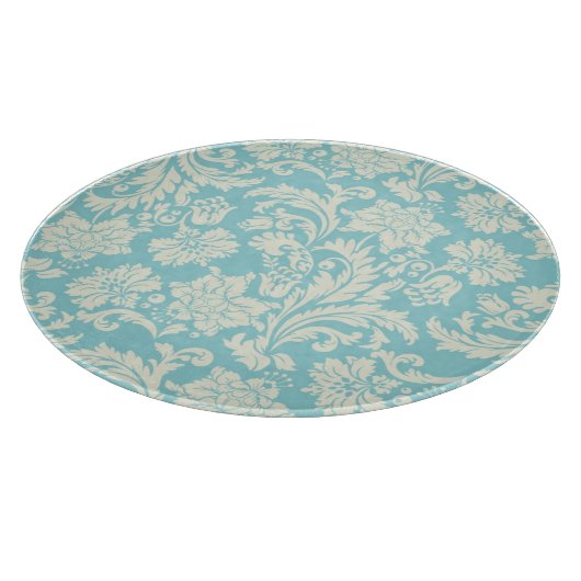 Damast-Muster 3 Schneidebrett (Ecke)