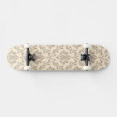 Damast-Muster 3 Skateboard (Horizontal)
