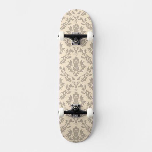 Damast-Muster 3 Skateboard (Vorderseite)