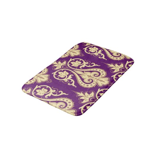 Damast-Muster 4 Badematte (Schrägansicht)