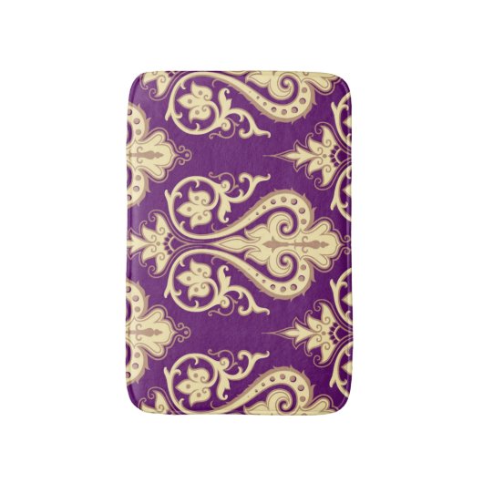 Damast-Muster 4 Badematte (Vorderseite Vertikal)