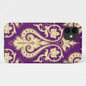 Damast-Muster 4 Case-Mate iPhone Hülle (Rückseite (Horizontal))