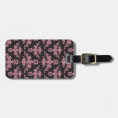 Damast Muster 5 Gepäckanhänger (Vorderseite horizontal)