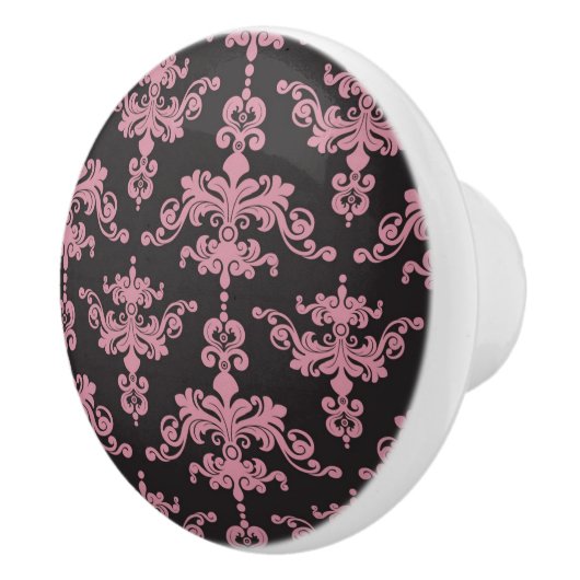 Damast-Muster 5 Keramikknauf (Rechts)