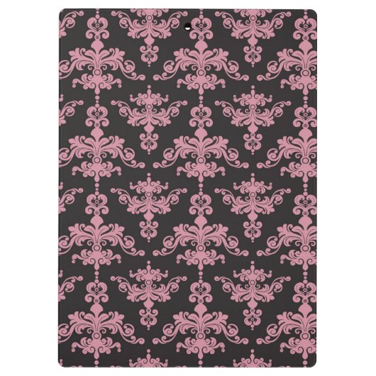 Damast-Muster 5 Klemmbrett (Rückseite)