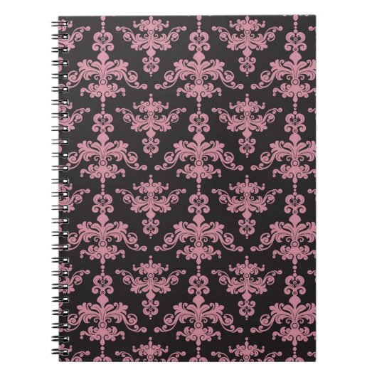 Damast-Muster 5 Notizblock (Vorderseite)