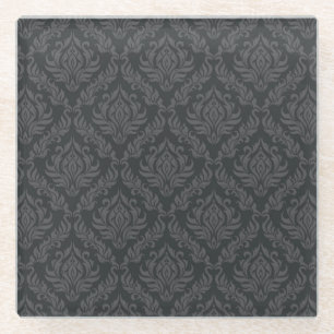 Damast-Muster 6 Glasuntersetzer