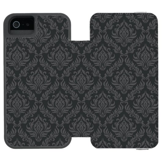 Damast-Muster 6 Incipio iPhone Geldbeutel-Hülle (Folio Geöffnet)