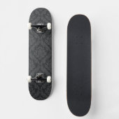 Damast-Muster 6 Skateboard (Vorderseite)